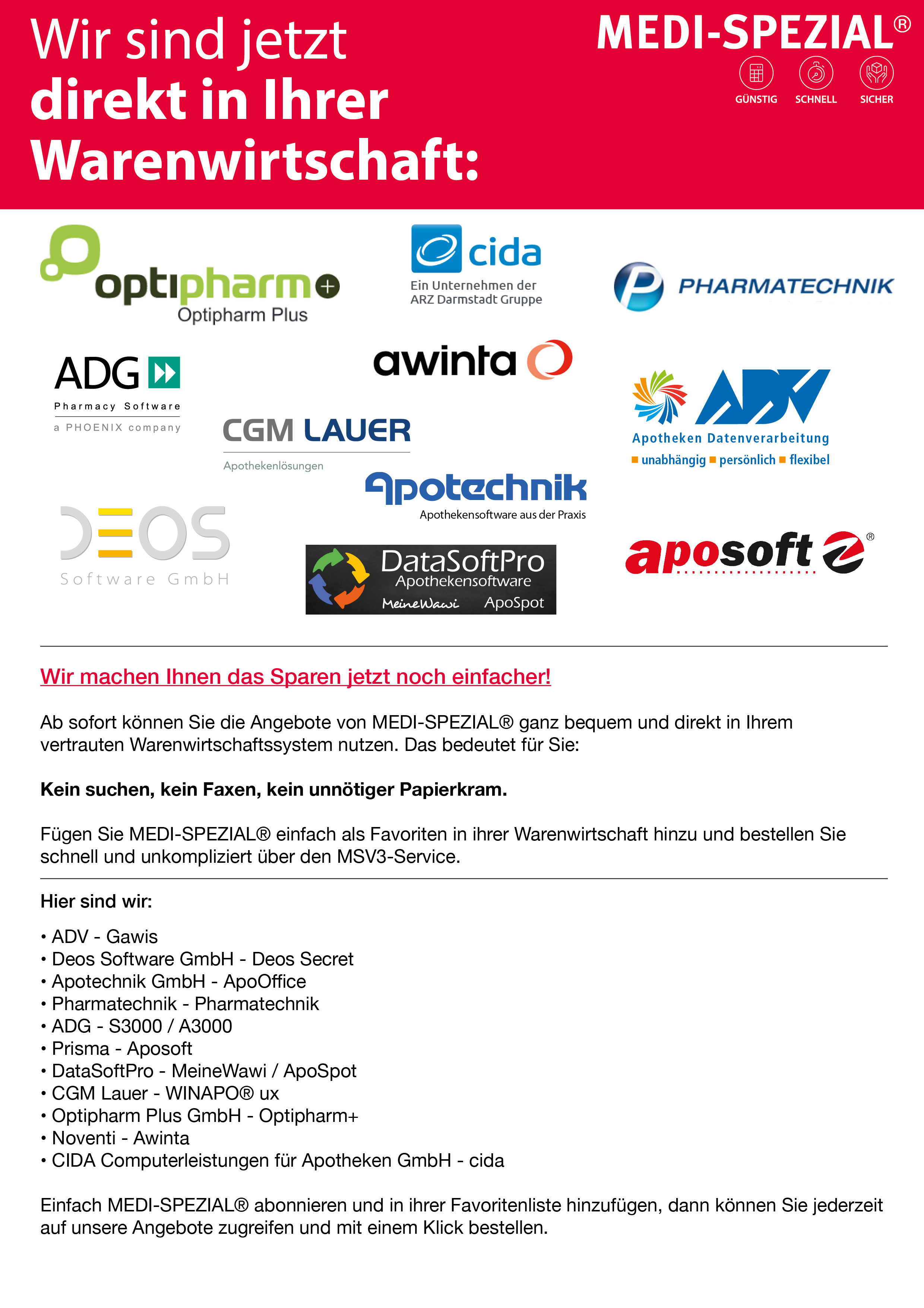 Unsere Preise Ihr System